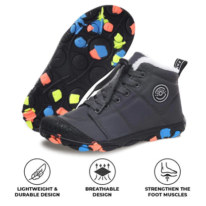 Peak Kids - Barefoot Waterproof Winter Shoes for Kids